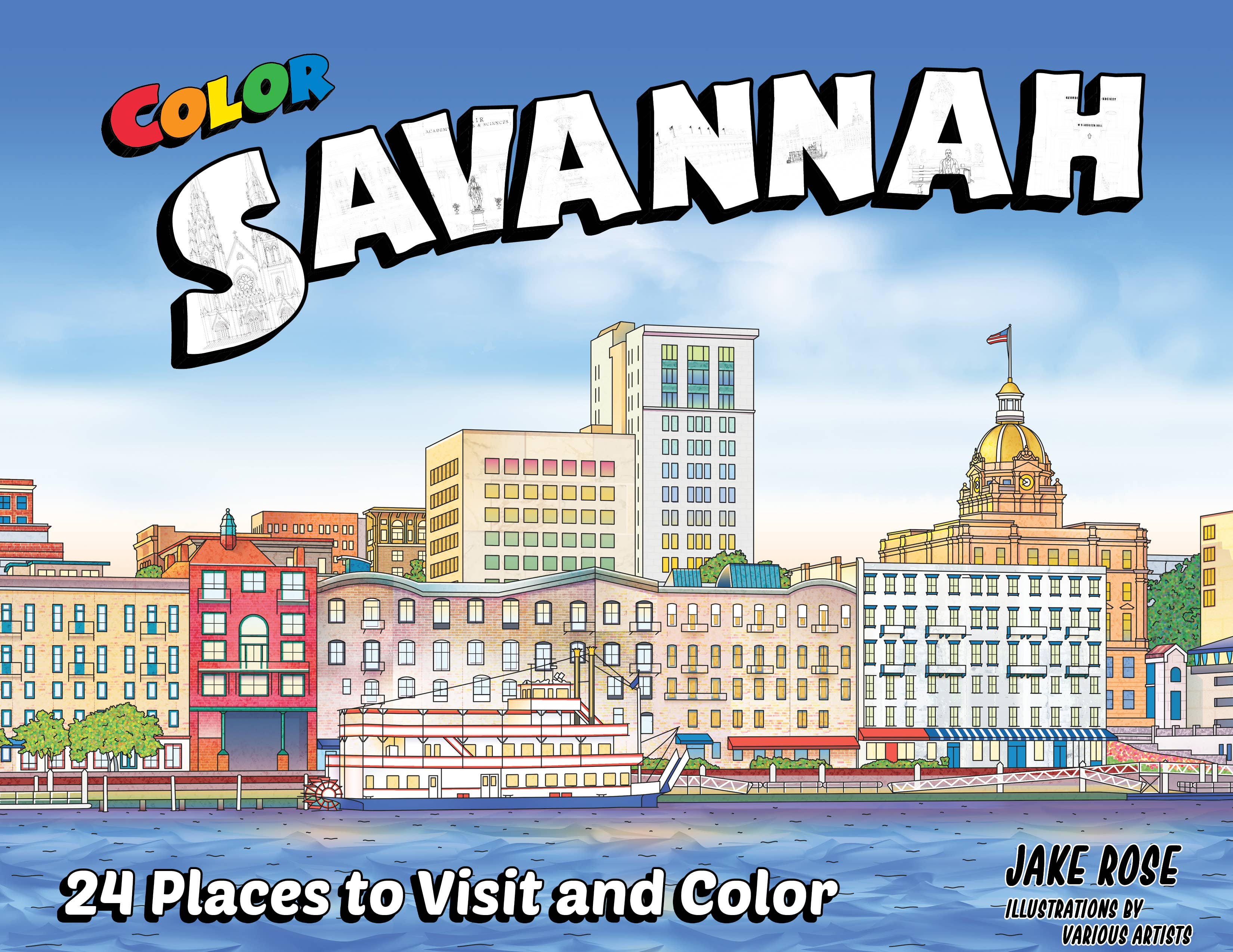 Color Savannah coloring book