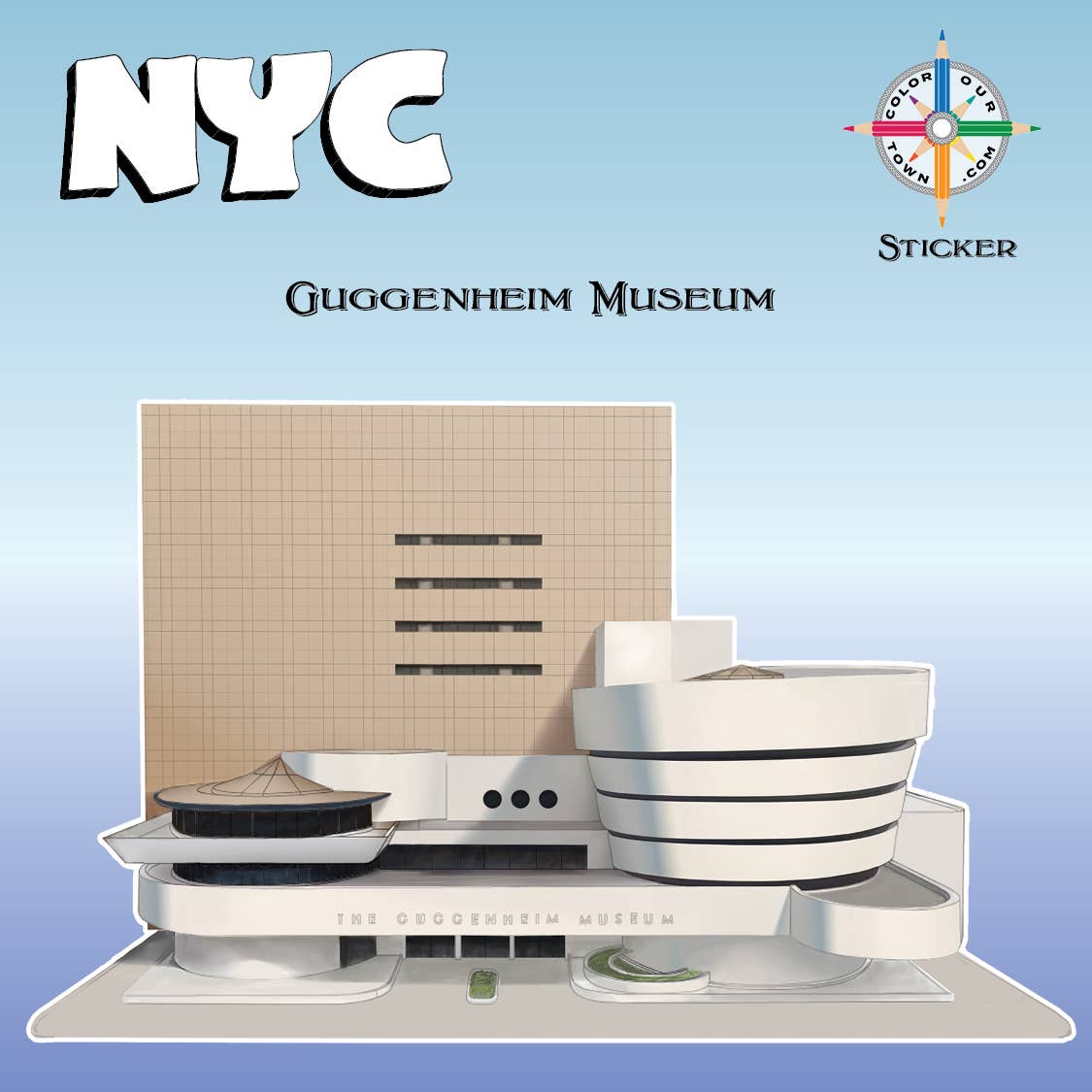 Guggenheim Museum  Sticker